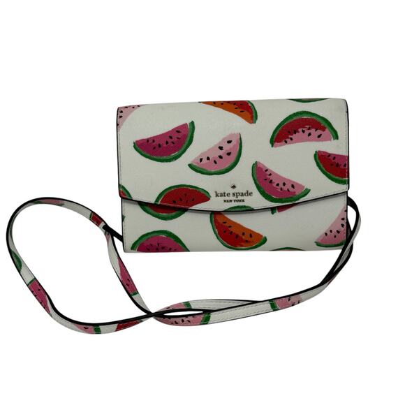 Kate Spade New York Laurel Way Winni Crossbody Watermelon Crossbody Purse - Picture 15 of 16